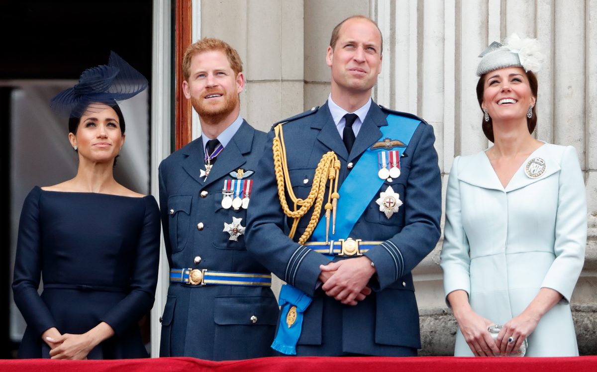 Meghan Markle Prince Harry who an expert says lack the magic Prince William and Kate Middleton have watch a flypast together on the balcony of Buckingham Palace in 2018